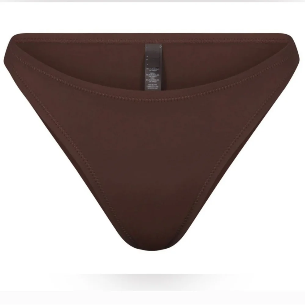 NWT Skims Recycled Swim Mid Coverage Bikini Bottoms Cocoa Plus 4X